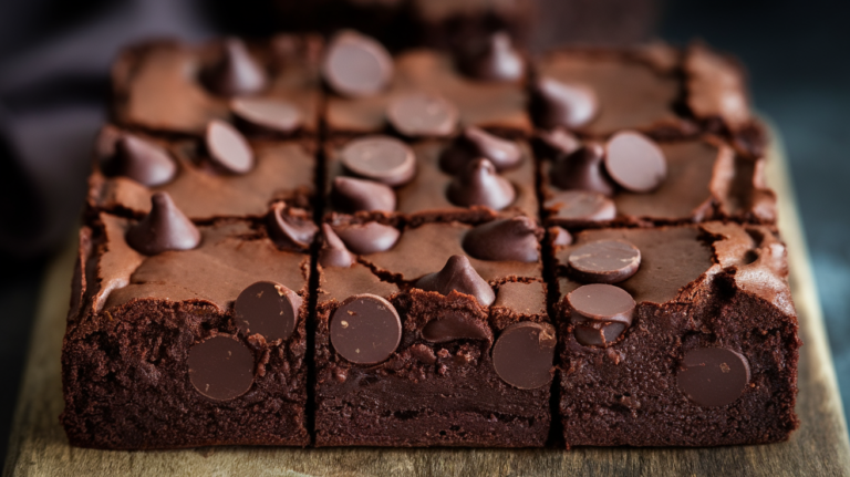 Vegan Chocolate Chip Brownies