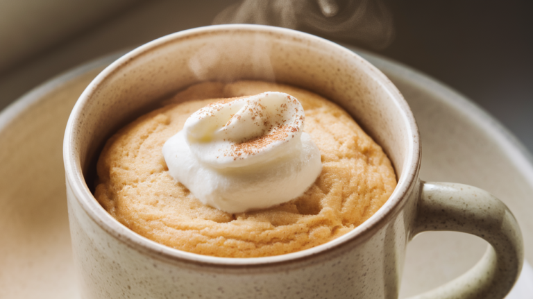 High-Protein Vanilla Mug Cake