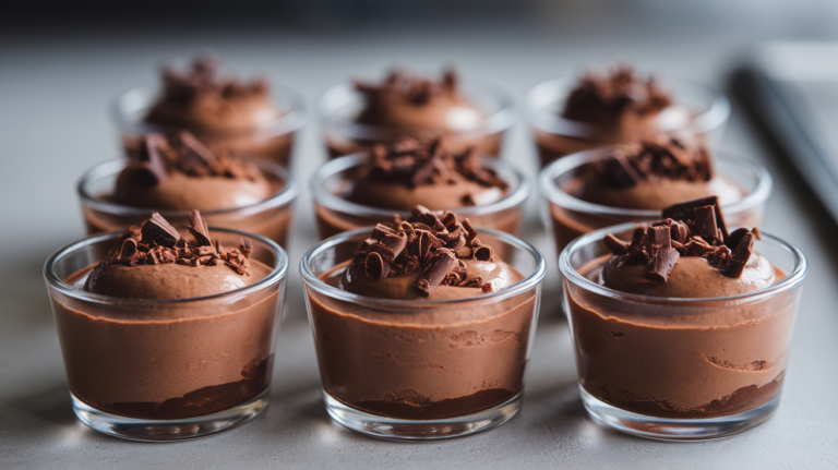 Mini Chocolate Mousse Cups for Gatherings