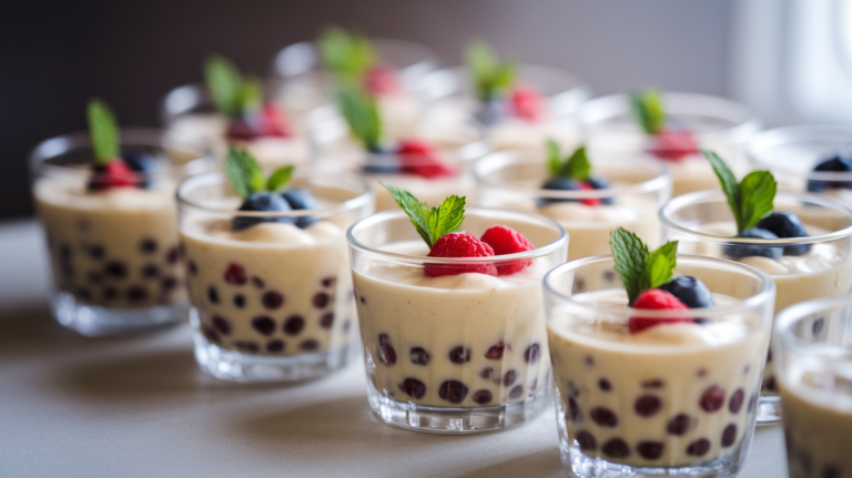 Low-Calorie Vanilla Tapioca Dessert Cups (Light Version)