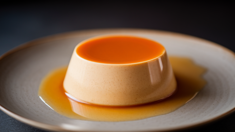 Low-Calorie Almond Milk Flan (Light Caramel)