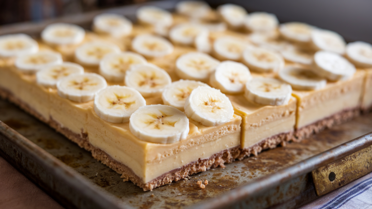 Banana Pudding Sheet Pan Dessert
