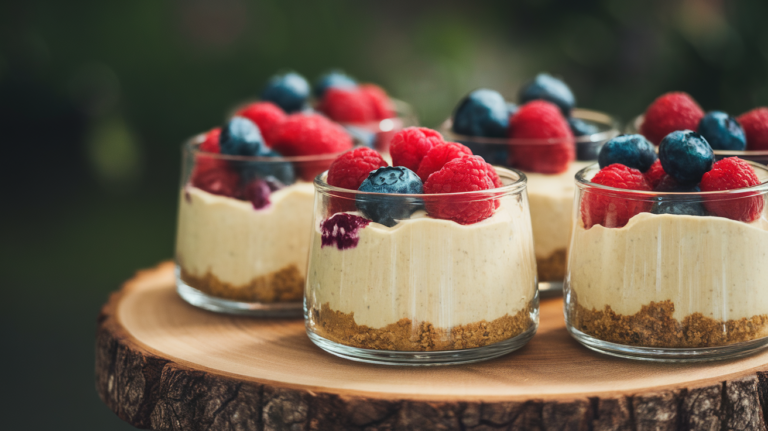 Vegan No-Bake Cheesecake Cups