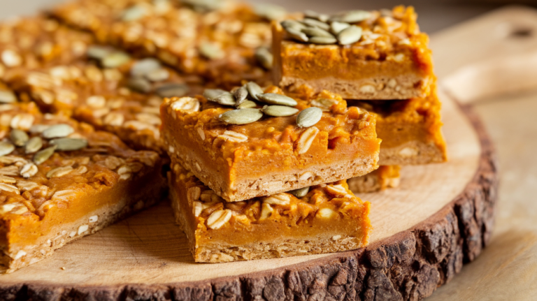 Healthy Pumpkin Oat Bars