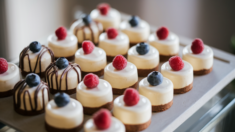 Mini Cheesecake Bites for Large Groups