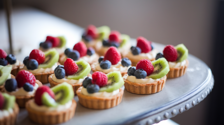 Mini Fruit Tart Platter for Parties