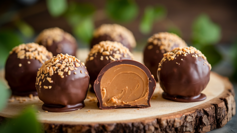 Vegan Peanut Butter Chocolate Balls