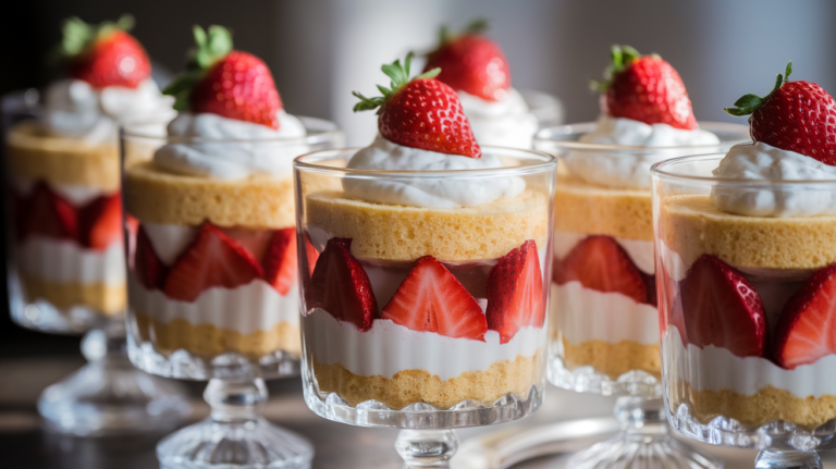 Vegan Strawberry Shortcake Cups