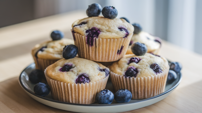 Blueberry Pancake Muffins