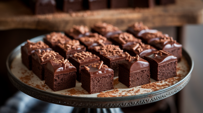 Brownie Bite Platter with Ganache