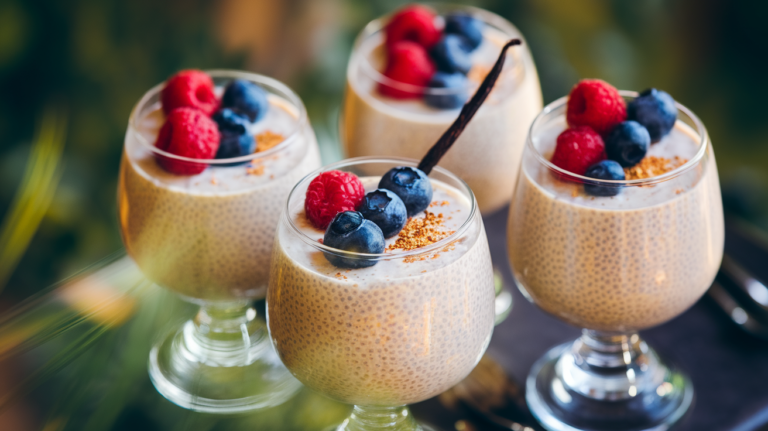 Low-Calorie Vanilla Chia Pudding