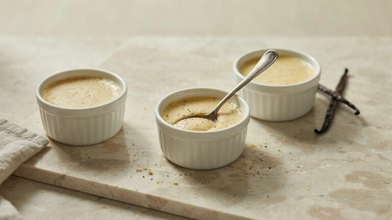 Low-Calorie Vanilla Egg Custard Cups (Oven-Baked)