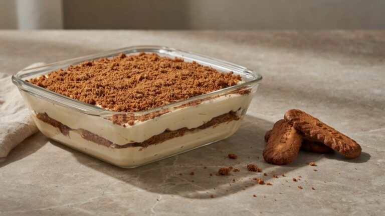 Vegan Biscoff Speculoos Tiramisu
